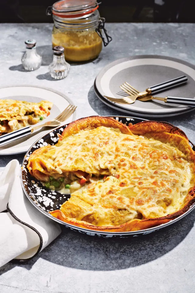 Jesse Tyler Ferguson's Green Chile Chicken Enchilada Pie