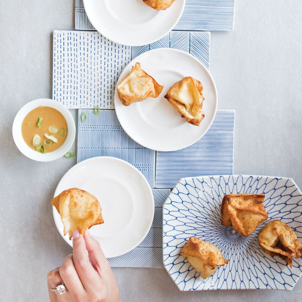 Crab Rangoon (Crab, Cream Cheese & Scallion Wontons)