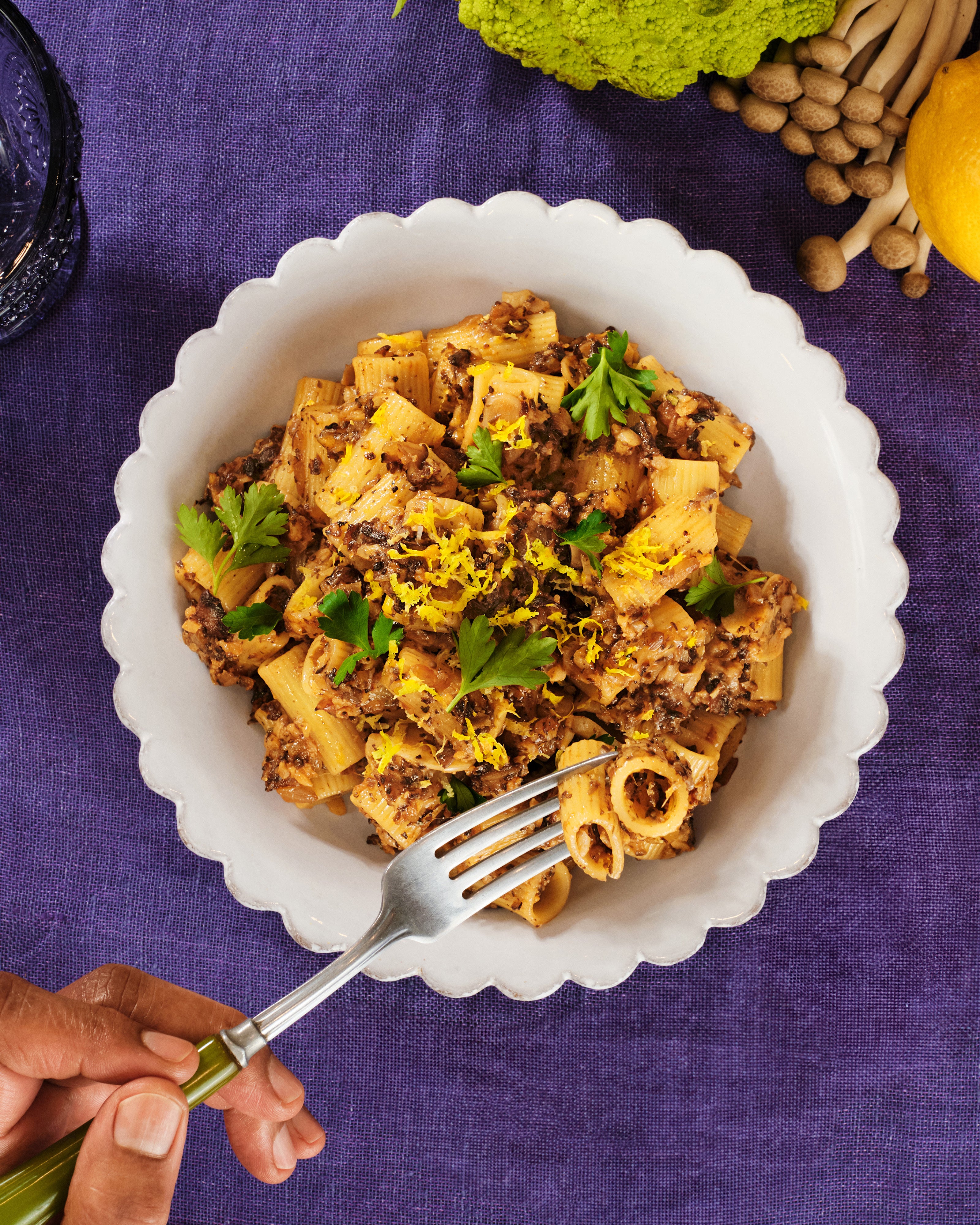 Cauliflower Mushroom Miso Bolognese