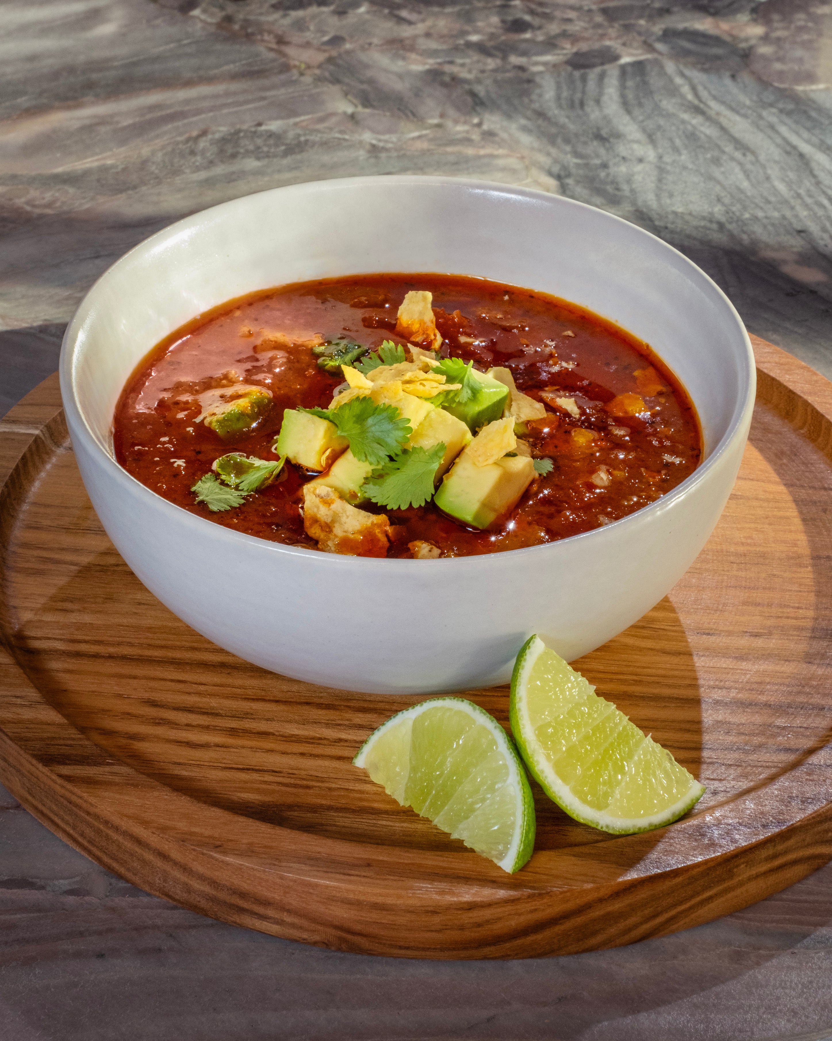 Smoky Chipotle Chili Crisp Tortilla Soup