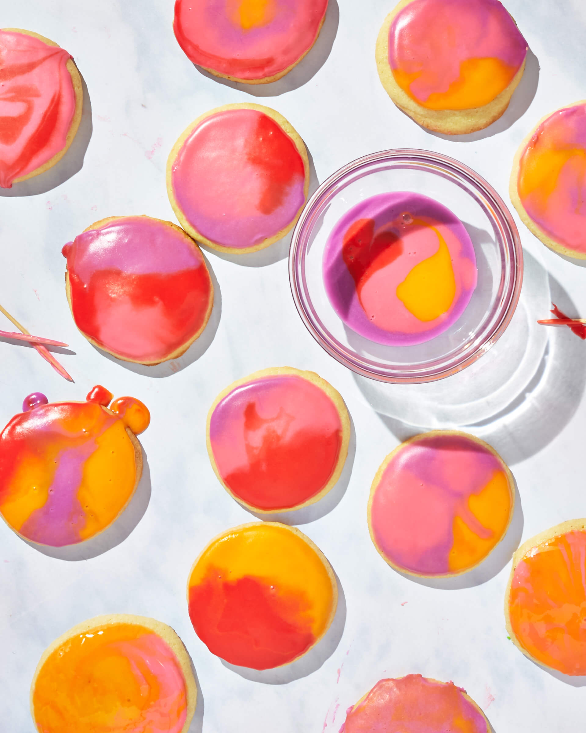 Ombré Iced Sugar Cookies