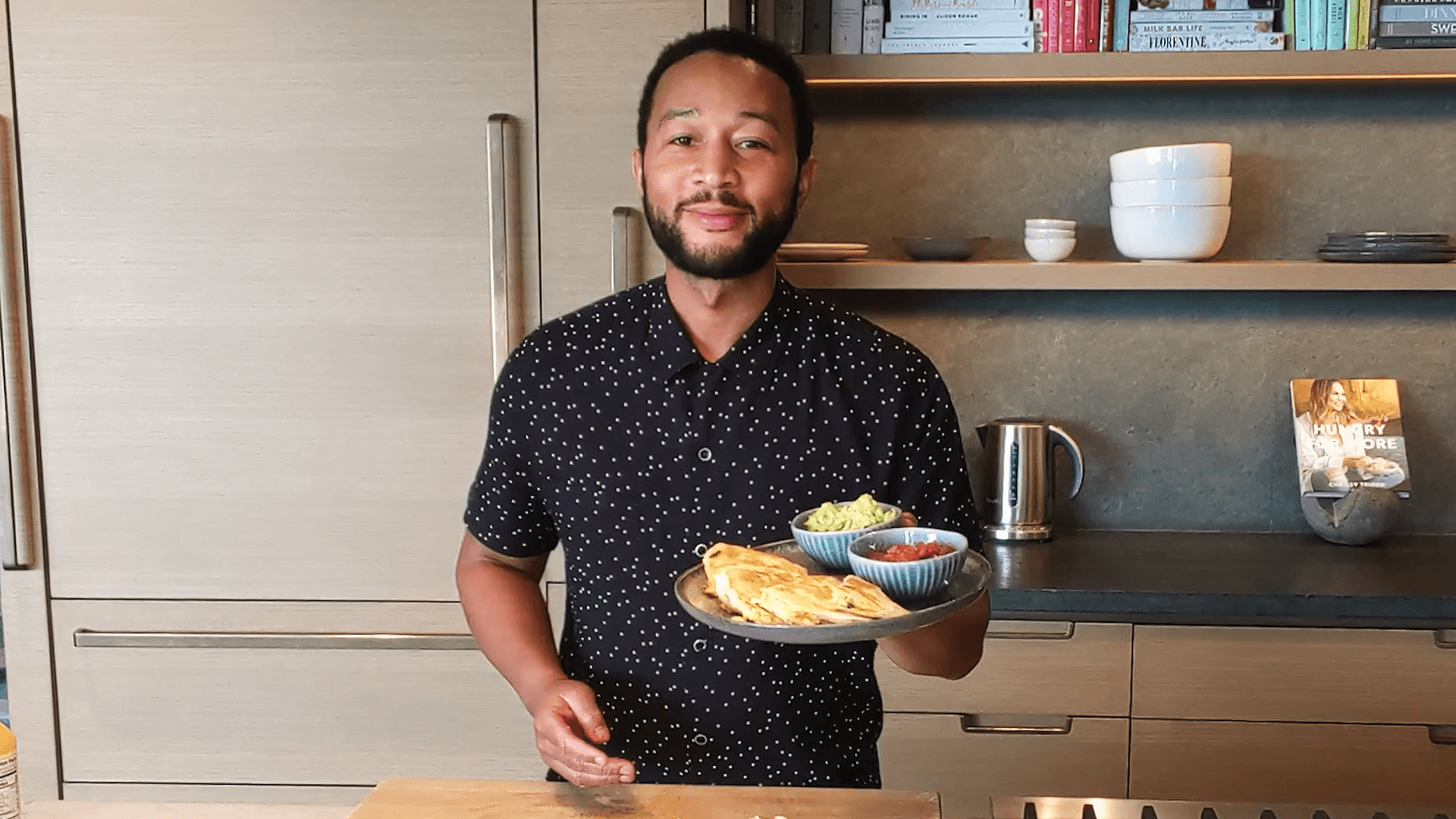 John's Crispy Quesadillas with Avocado Spread