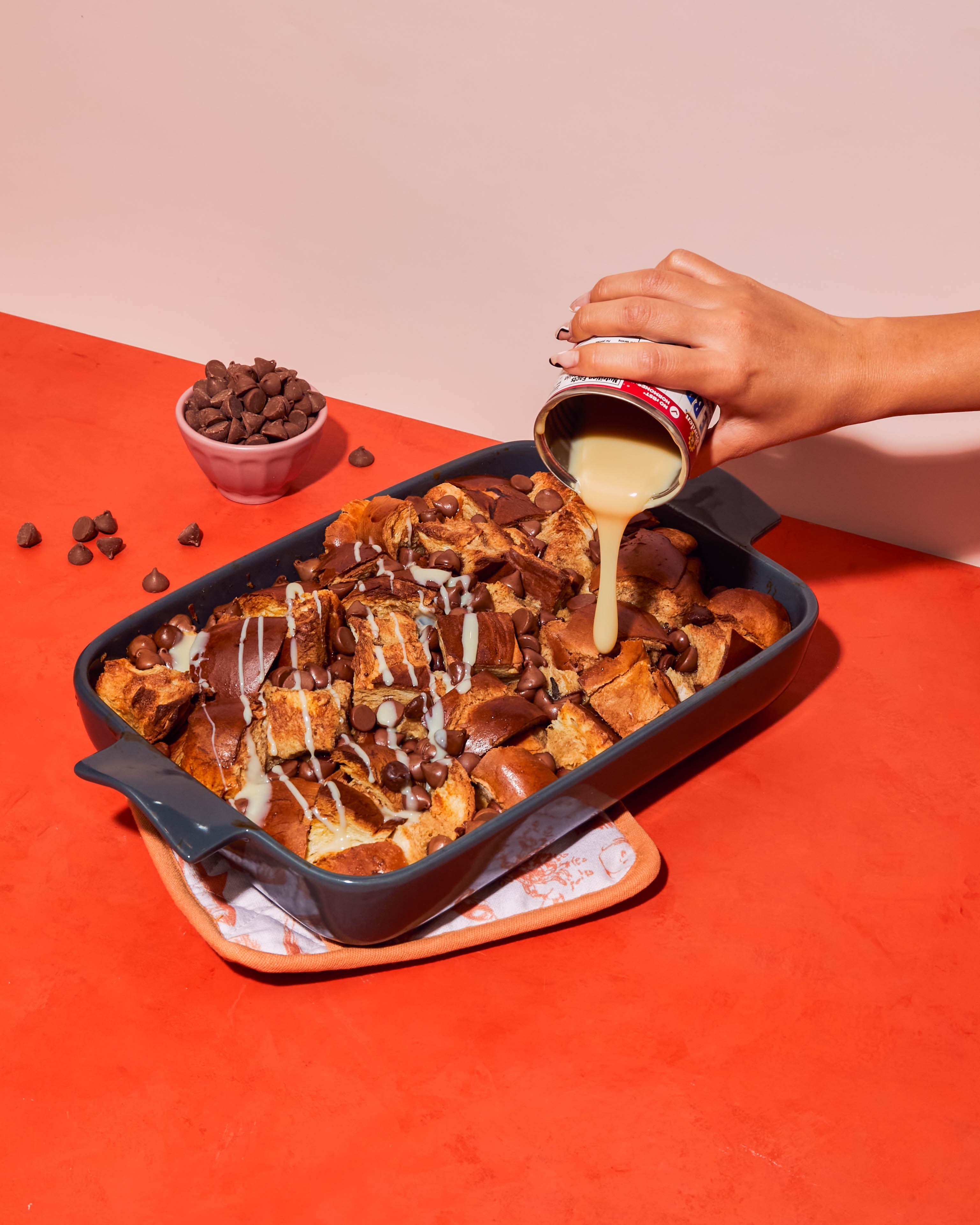 Thai Iced Coffee Bread Pudding