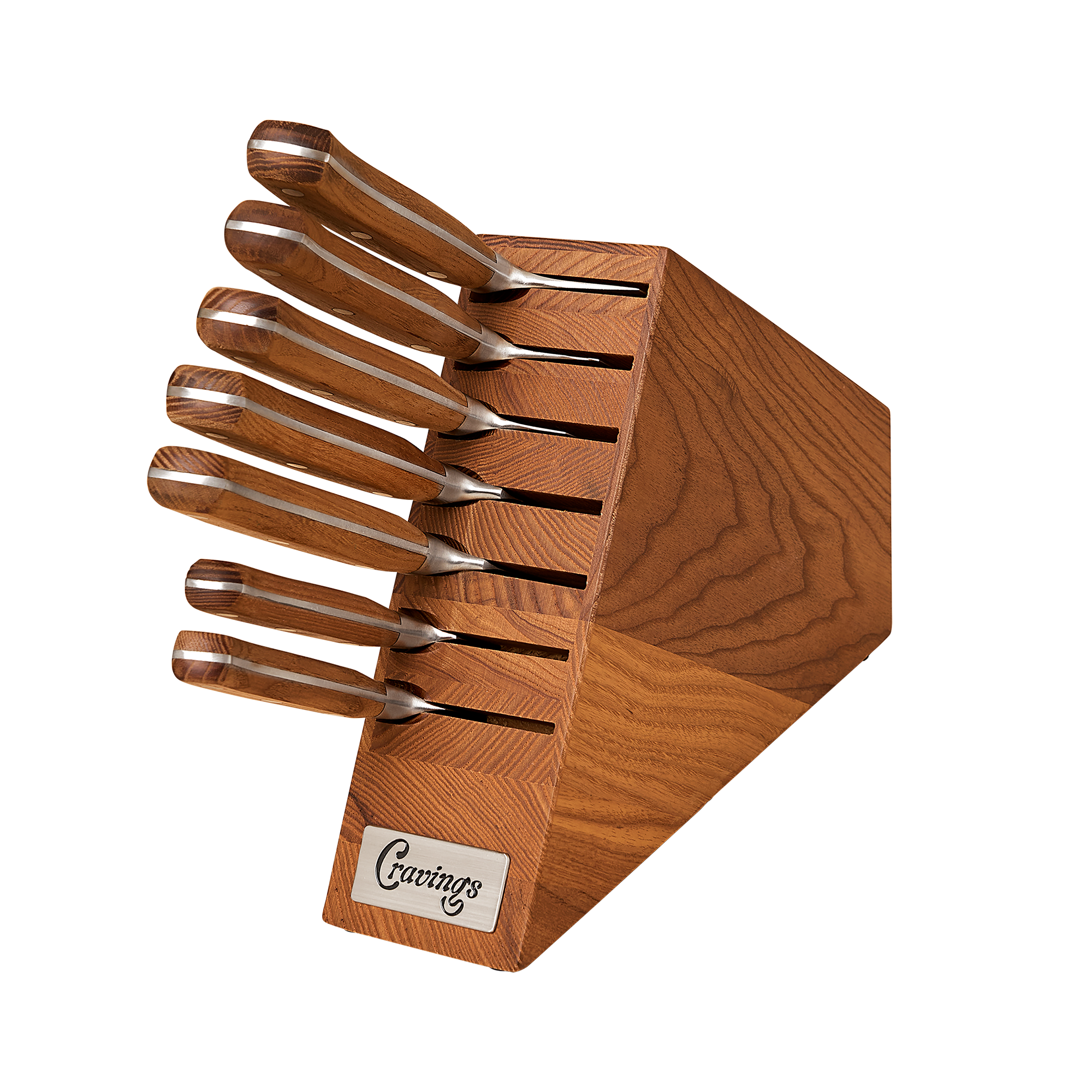 The Essential 8-Piece Slim Knife Block