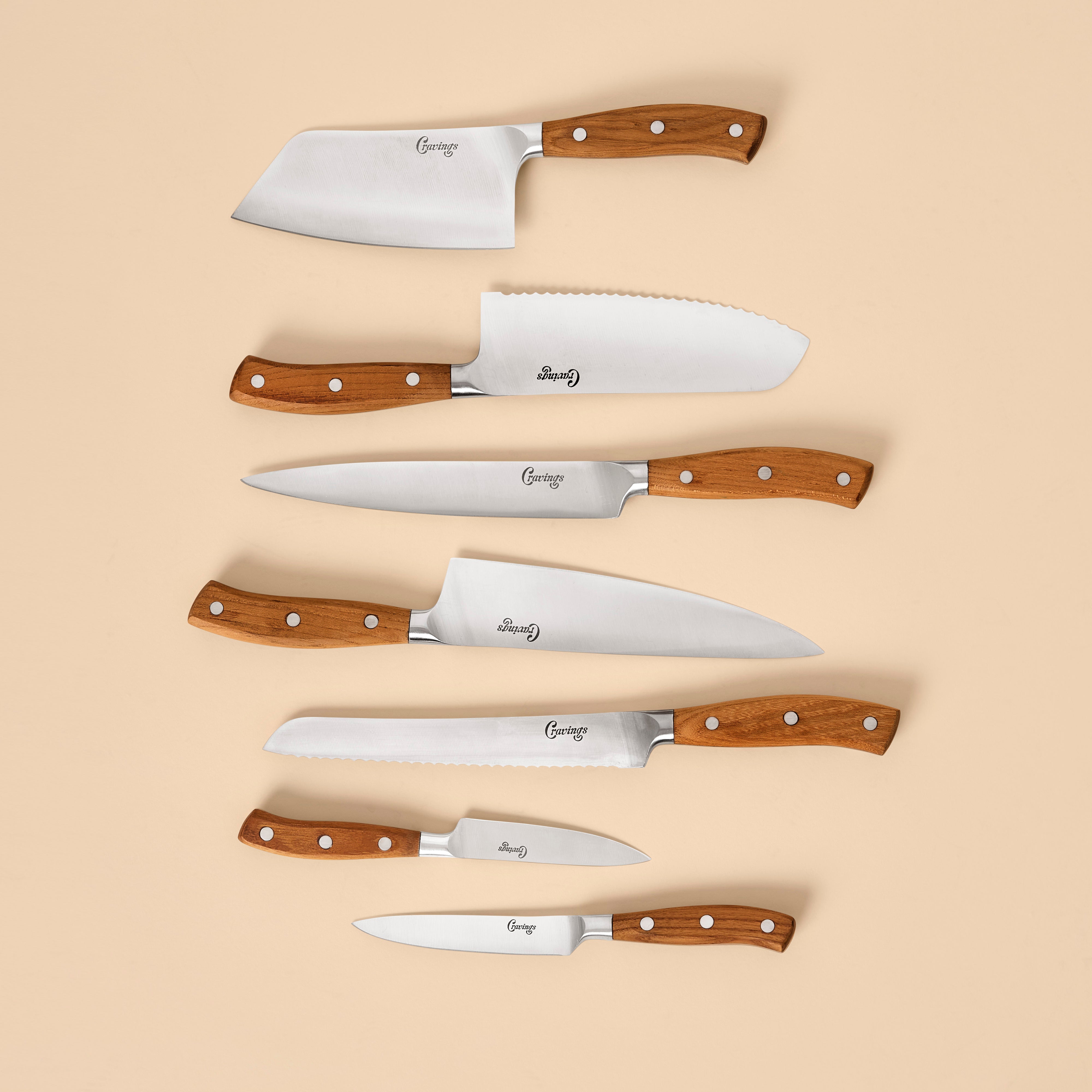 The Essential 8-Piece Slim Knife Block