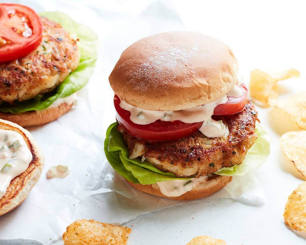 Southern Crab Cake Sandwiches