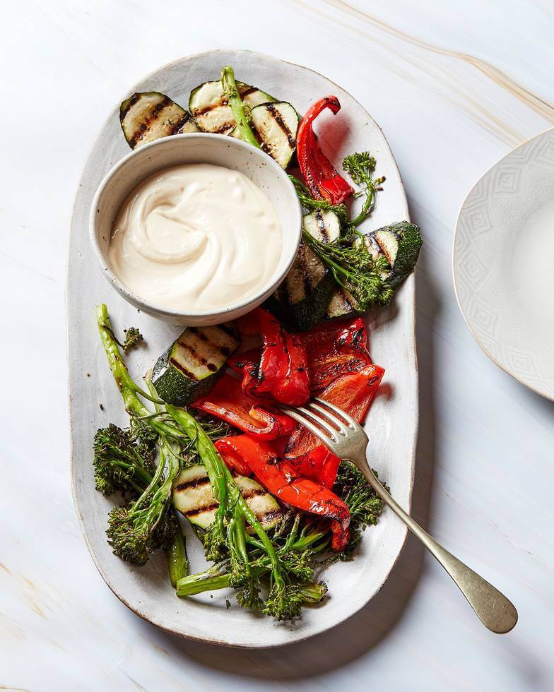 Tonnato Sauce with Grilled Vegetables