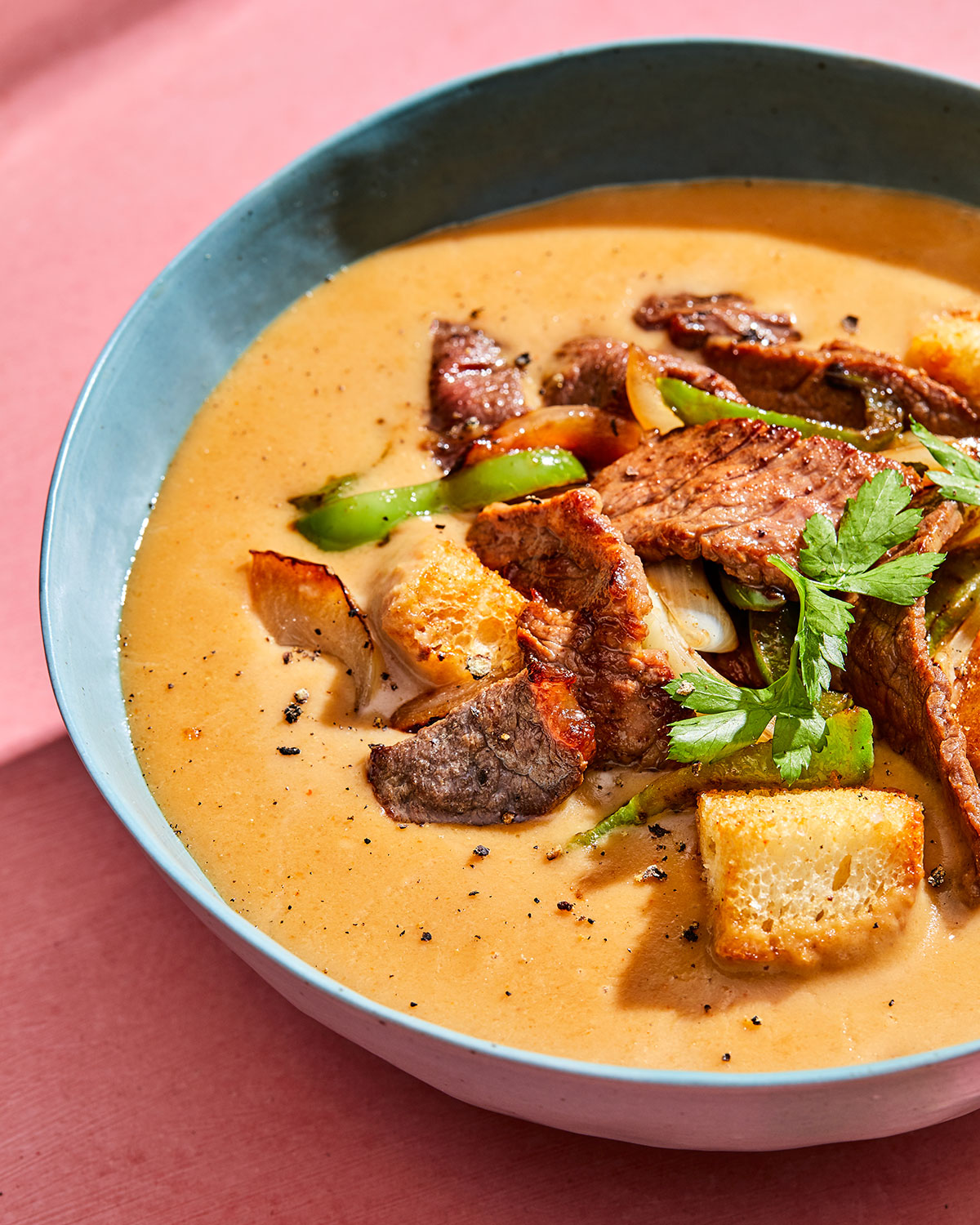 Cheesesteak Soup