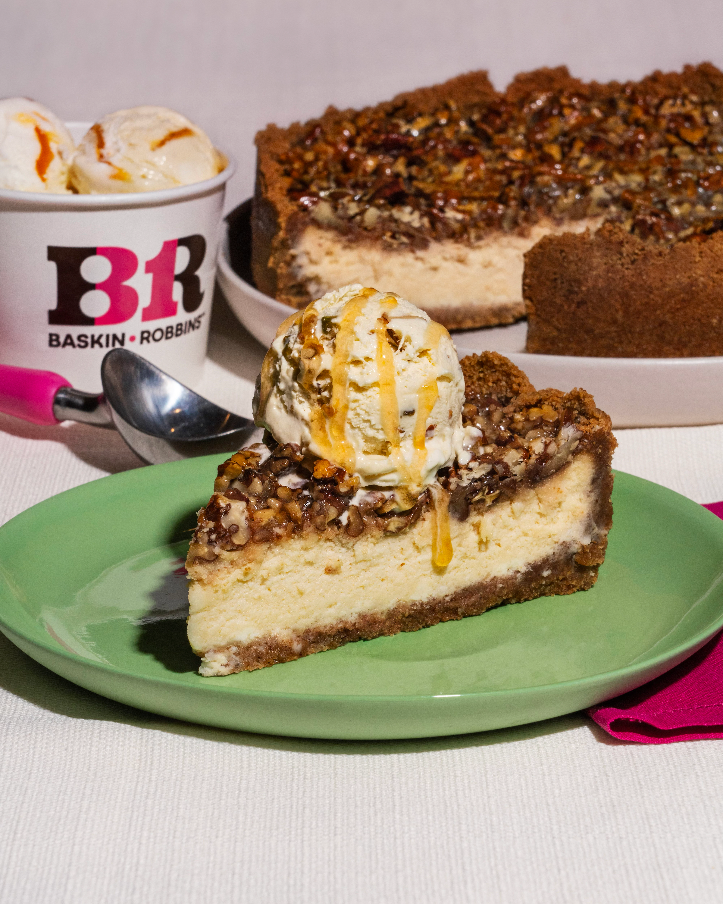 Brie My Guest Pecan Cheesecake