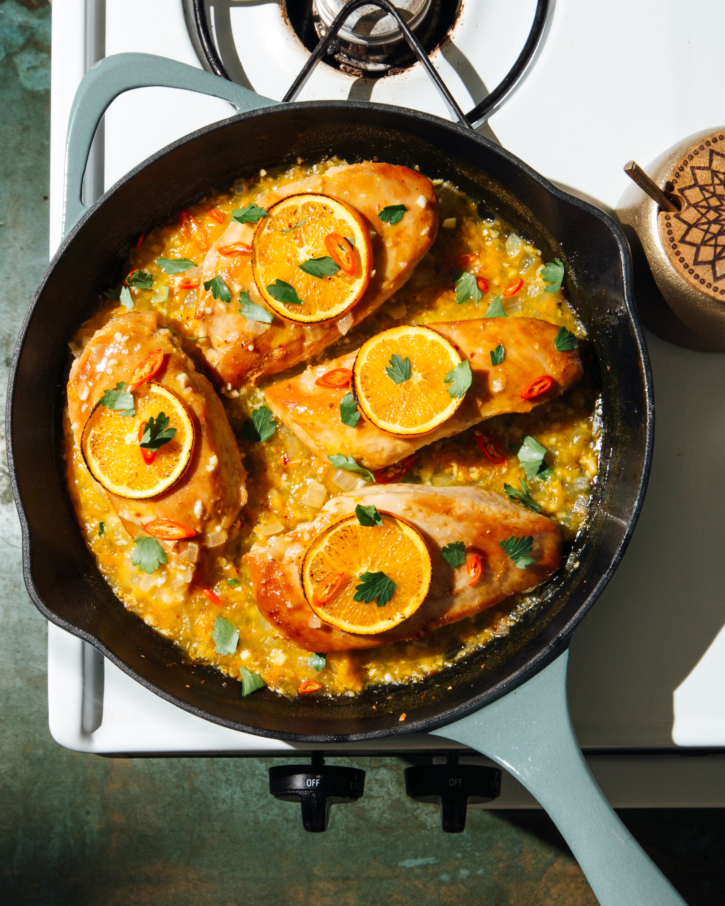 One-Skillet Orange Chicken