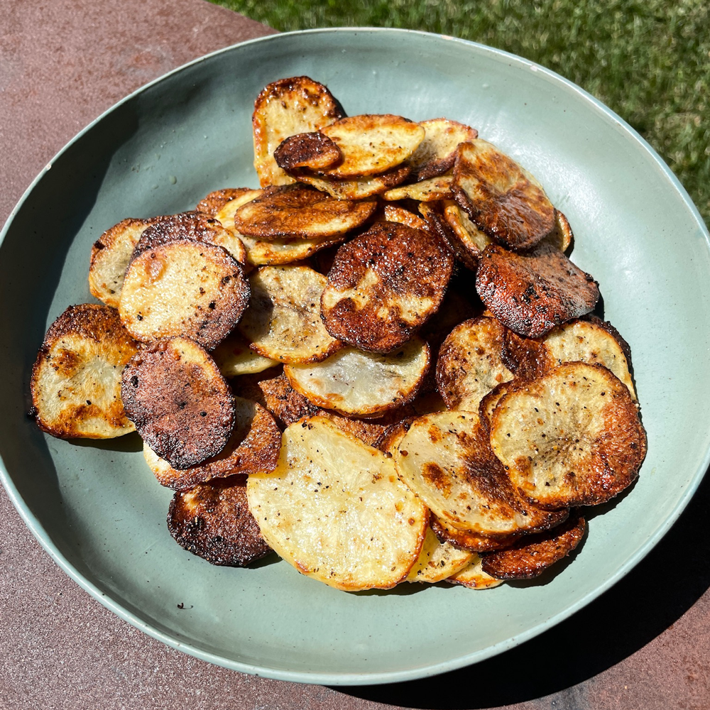 Extra Crispy Oven-Baked Potato Chips