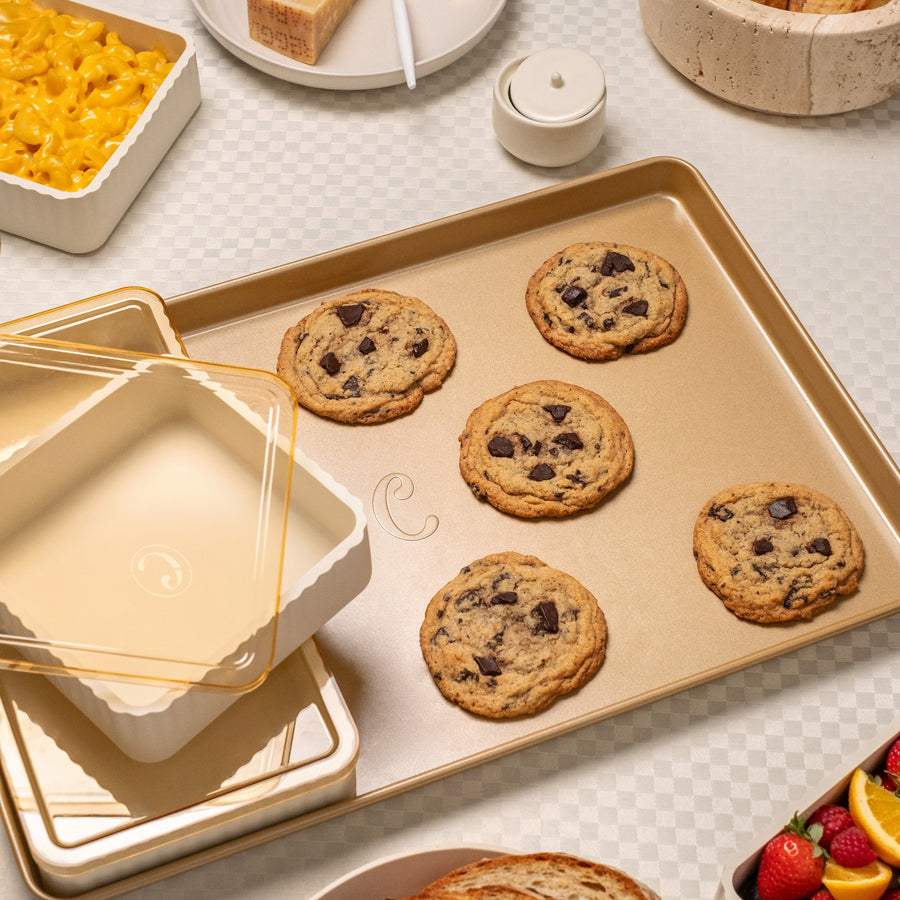 Cravings Shop Cravings by Chrissy Teigen: Better Baker Gold Nonstick Sheet Pan with ...