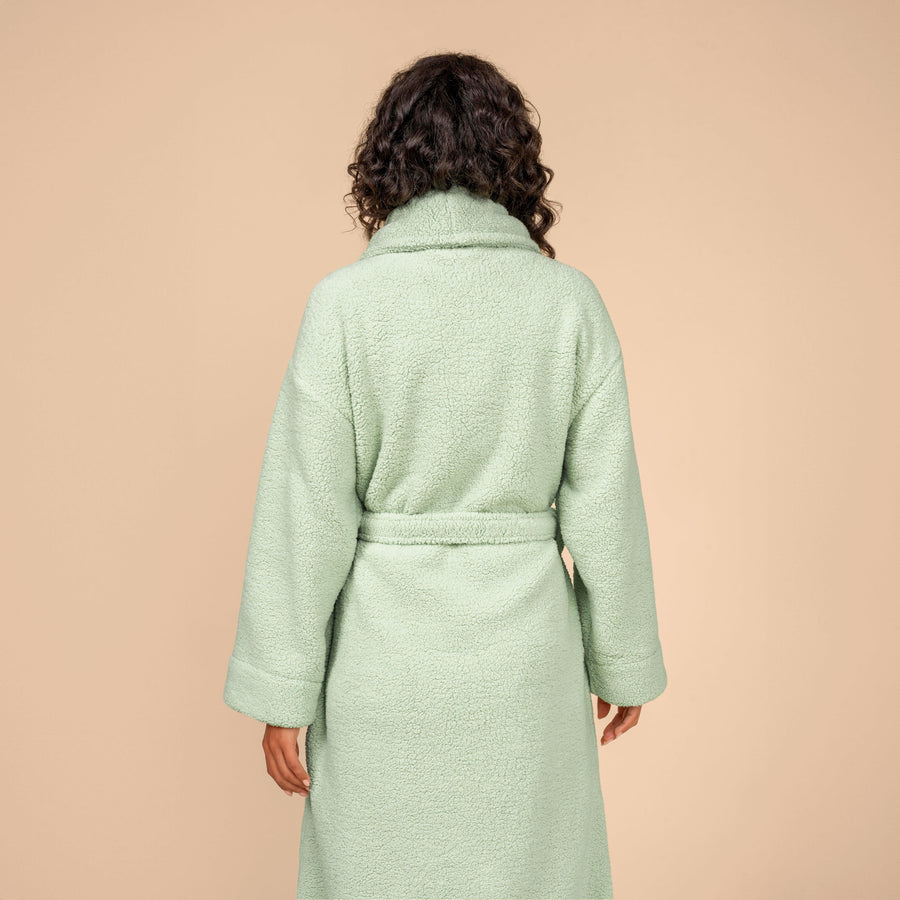 The Teddy Robe in Pistachio Gelato