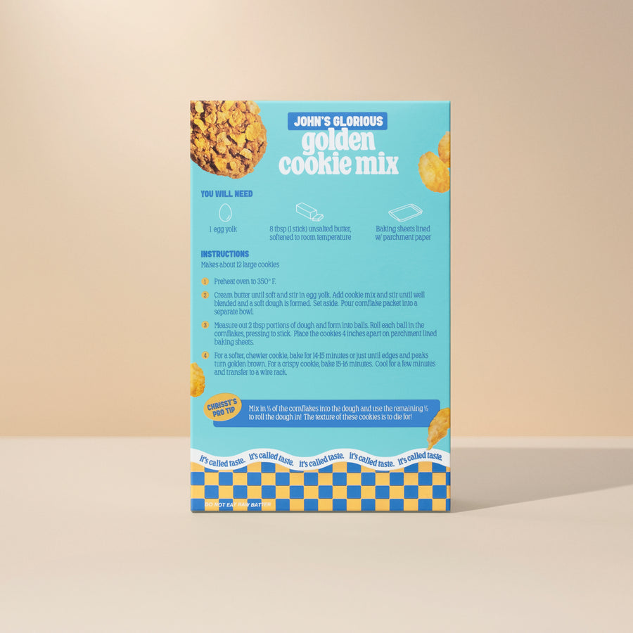 John's Glorious Golden Cookie Mix- 3 Pack