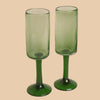 Lime Zest Glass Set, Flute