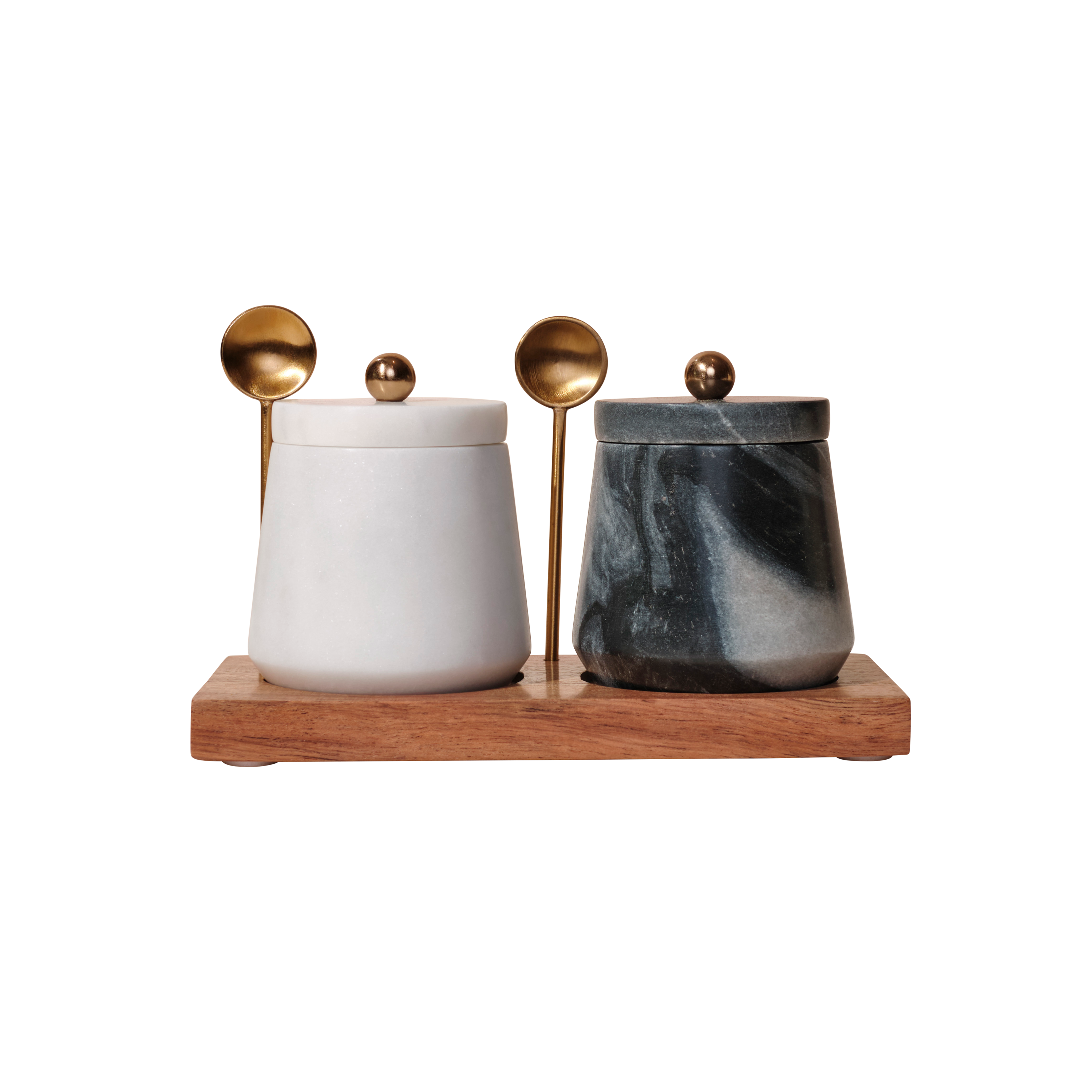 Marble Condiment Set
