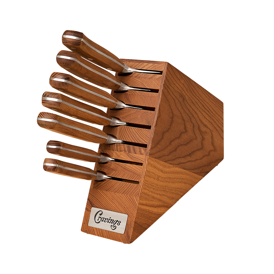 The Essential 8-Piece Slim Knife Block