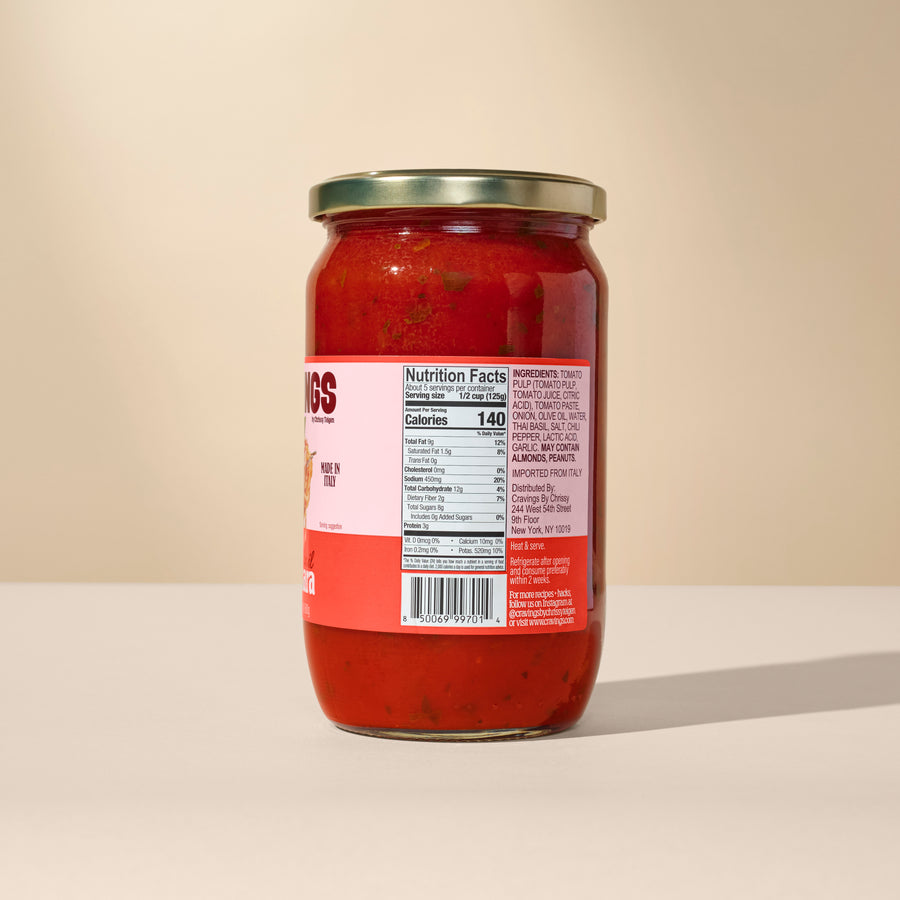 Spicy Thai Basil Marinara Sauce