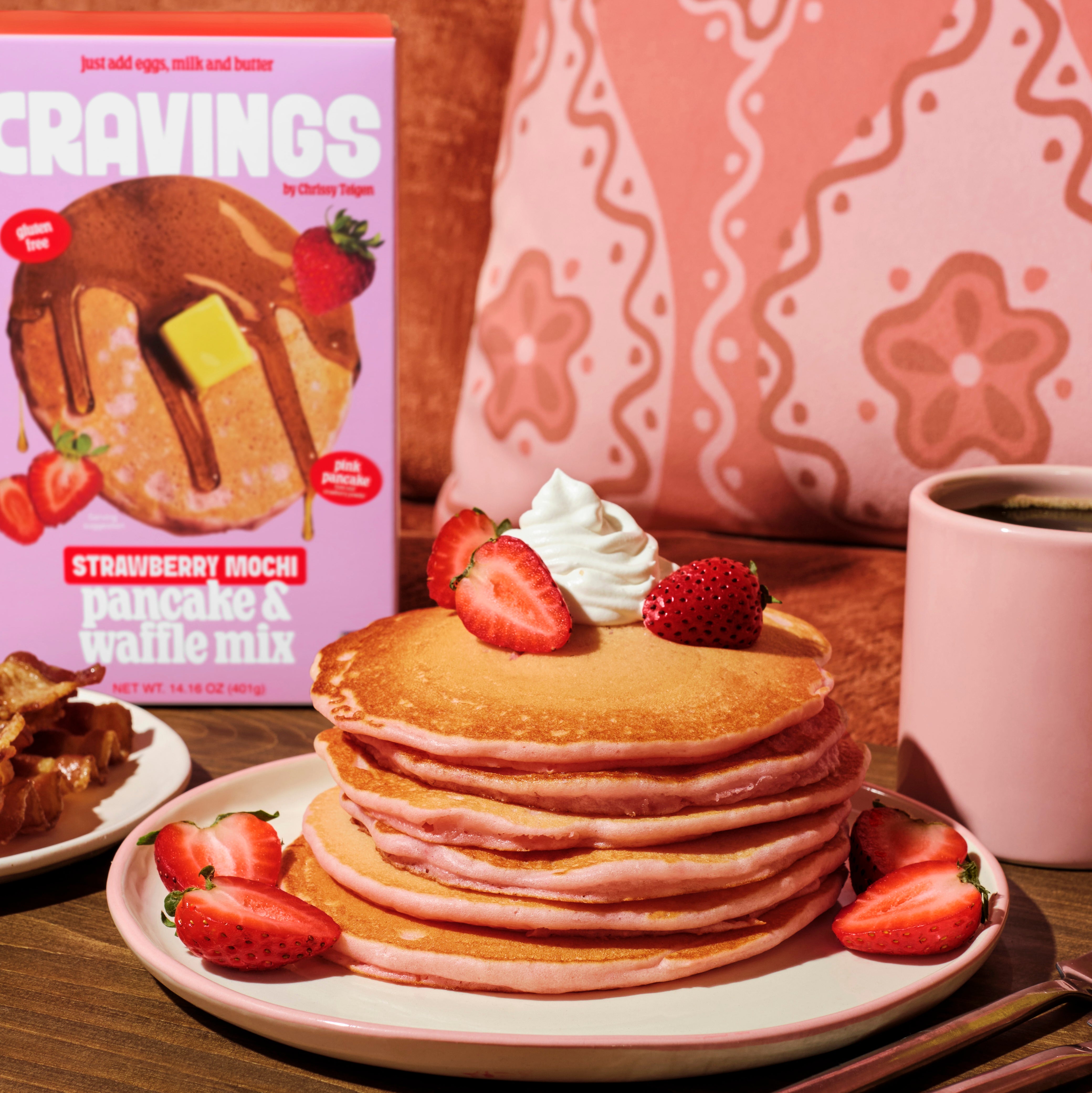 Strawberry Mochi Pancake & Waffle Mix