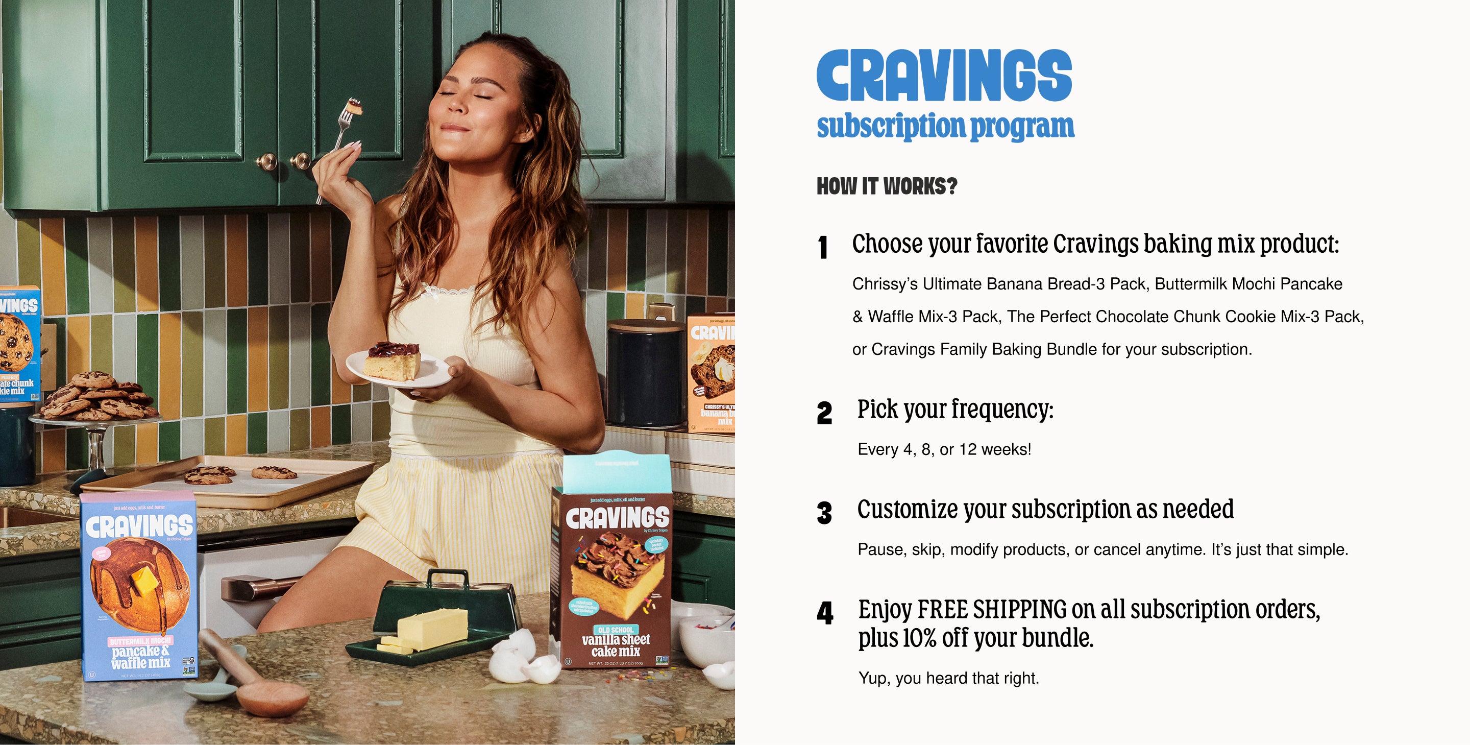 Cravings Shop Subscription FAQs | Cravings by Chrissy Teigen