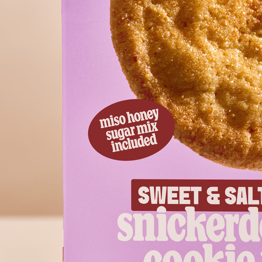 Sweet & Salty Miso Snickerdoodle Cookie Mix