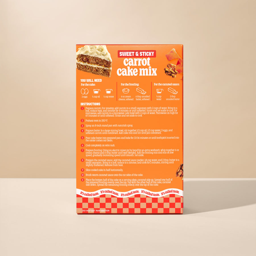 Sweet & Sticky Carrot Cake Kit