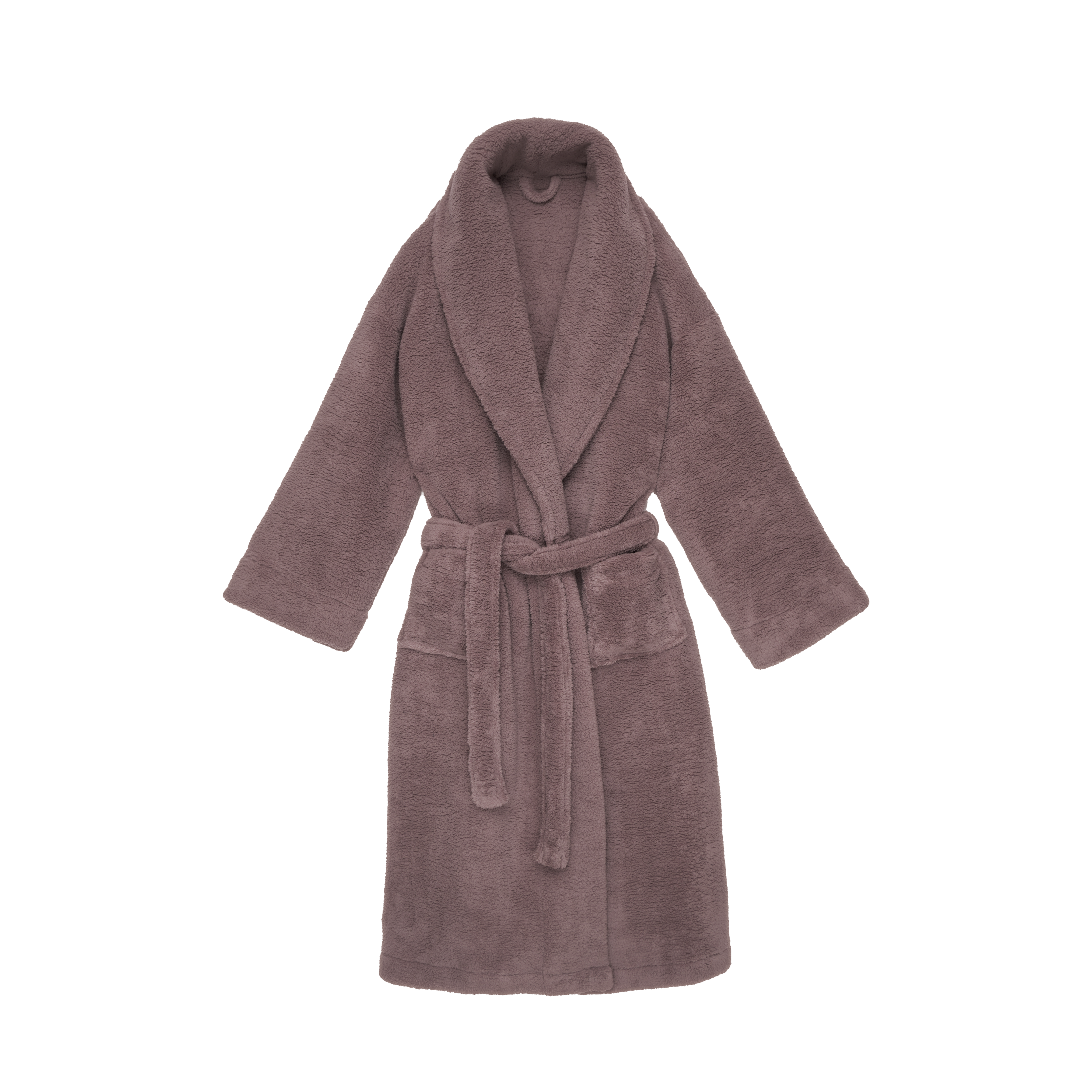 The Teddy Robe in Mauve Berry