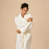 The Teddy Robe in Coconut Cream