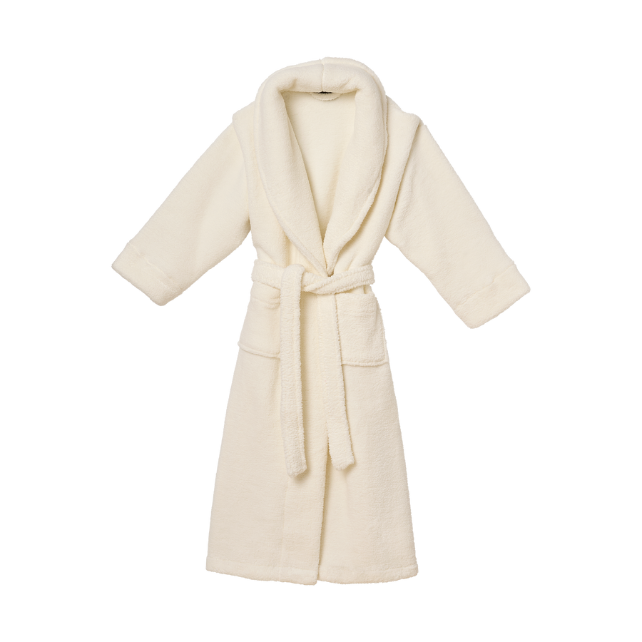 The Teddy Robe in Coconut Cream