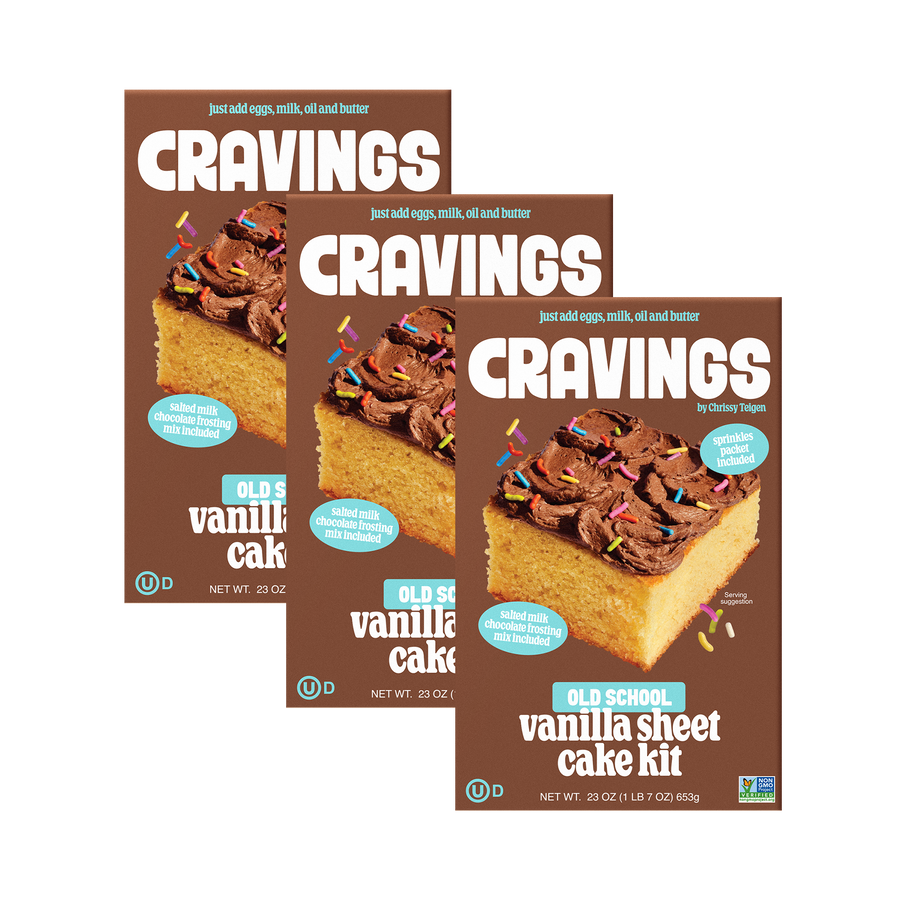 Old School Vanilla Sheet Cake Kit