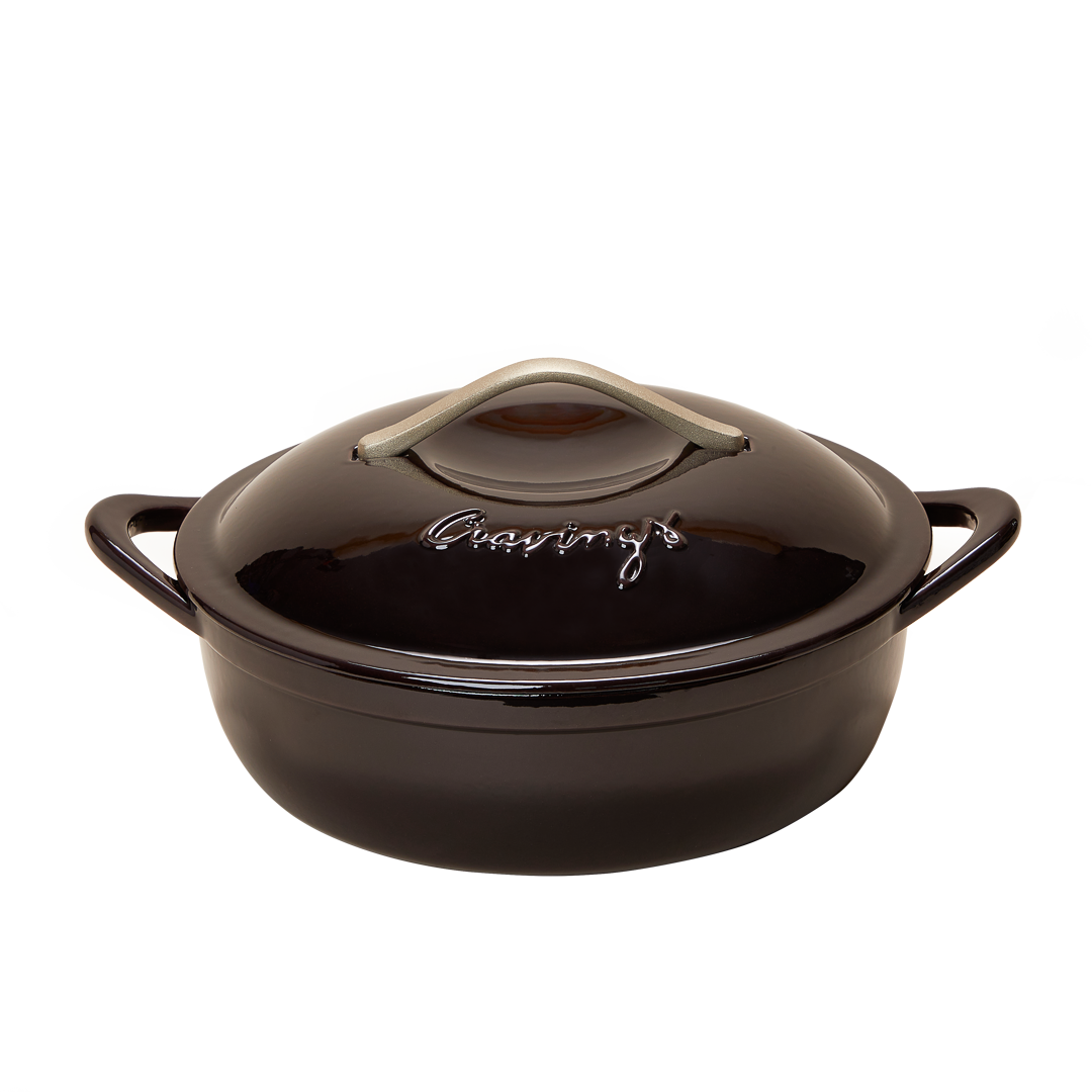 5 Quart Enamel Braiser 5 Qt Braiser Braiser Pan Cravings by