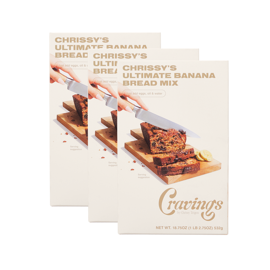 CHRISSY'S ULTIMATE BANANA BREAD MIX- 3 PACK